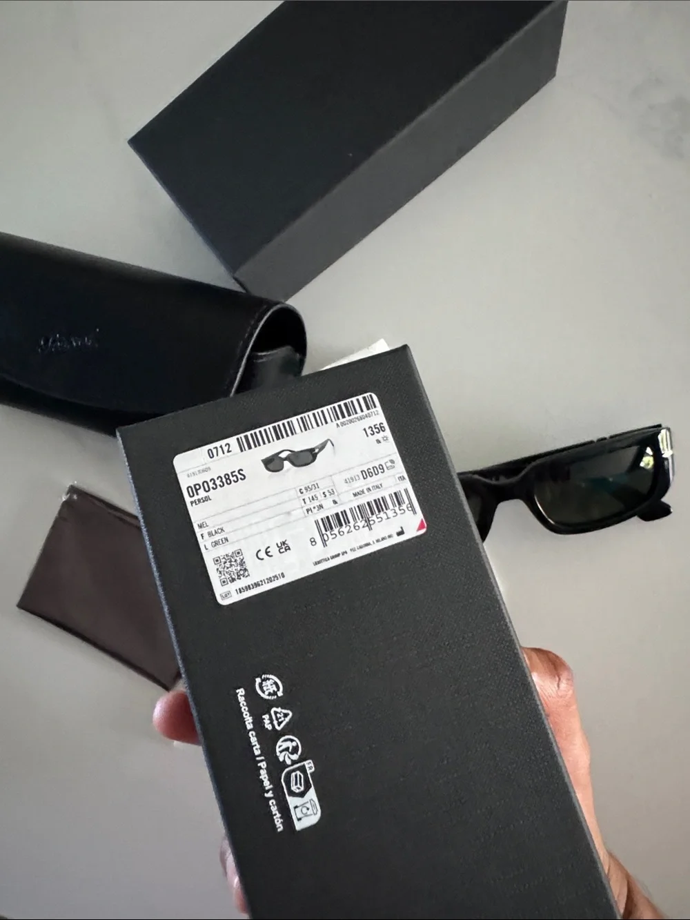 PO3385S - Mel  PERSOL // Men's Black